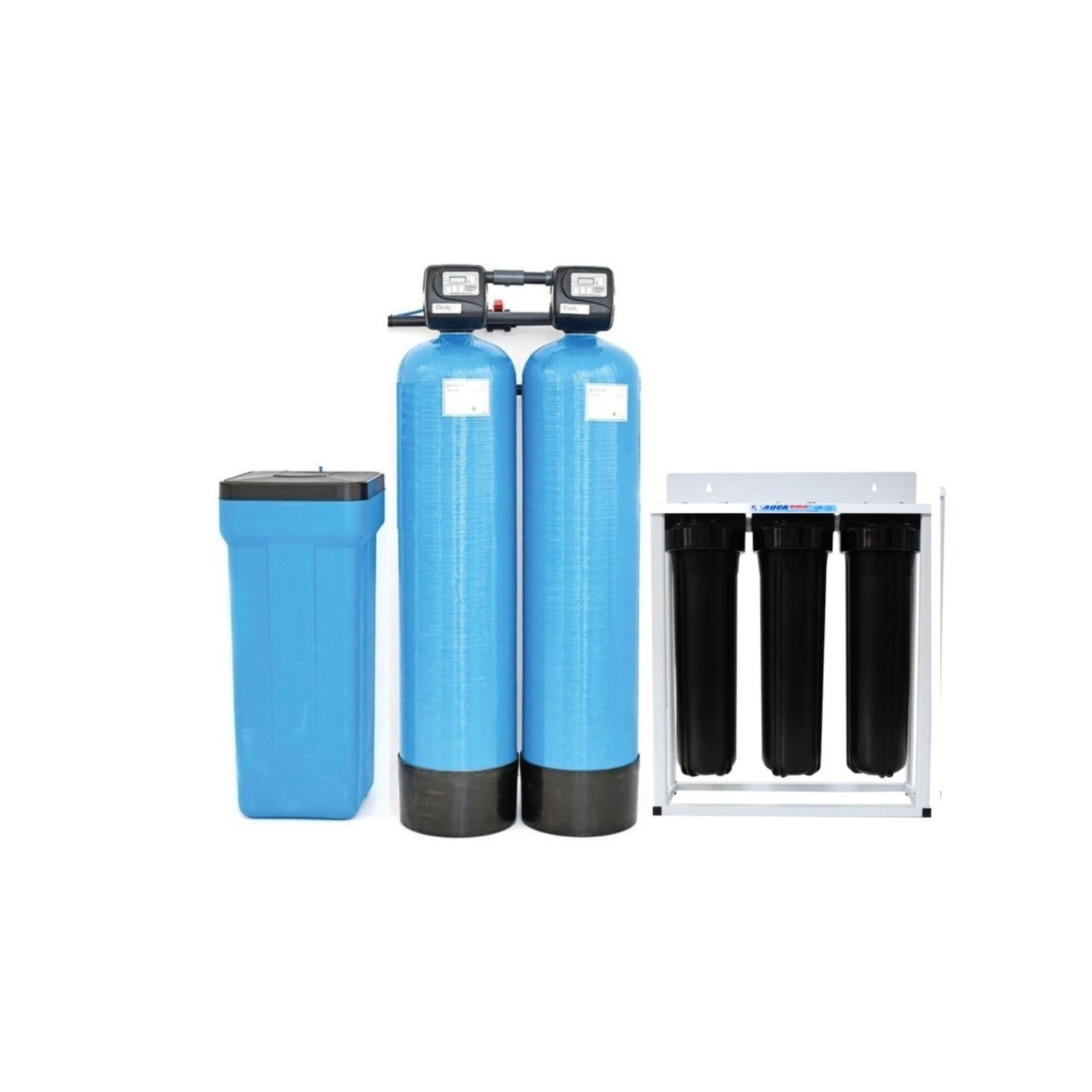 Dual Media Filtration and Water Softener System with Jumbo Filter in Dubai