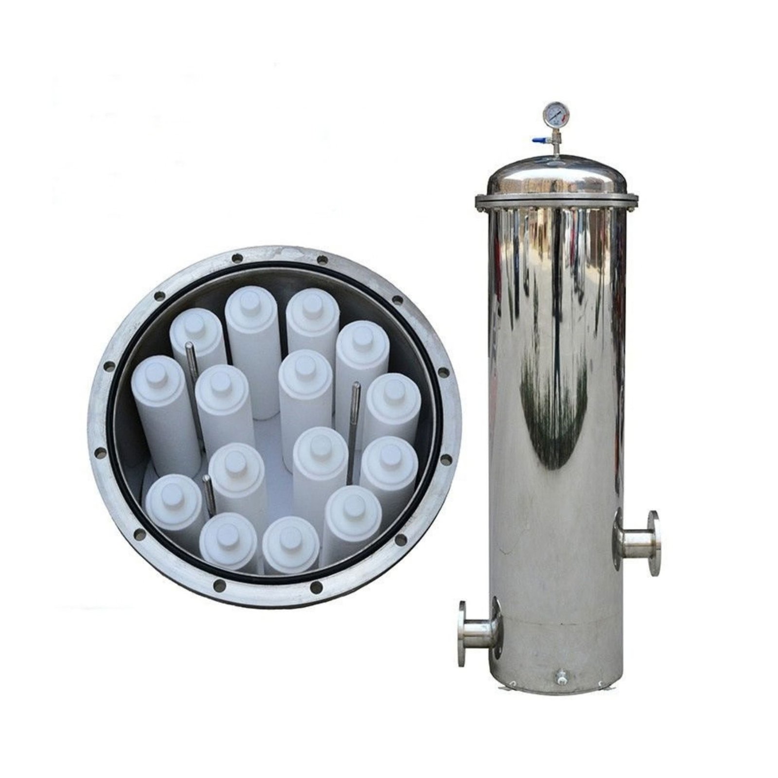 Stainless Steel Cluster Filter 14 Cartridges