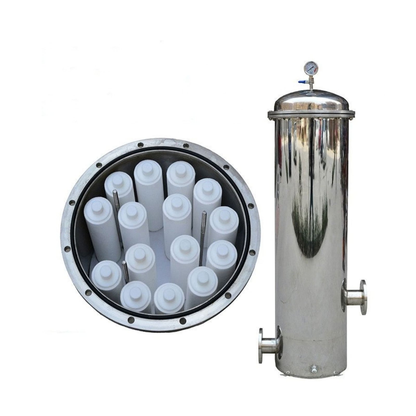 Stainless Steel Cluster Filter 20 Cartridges