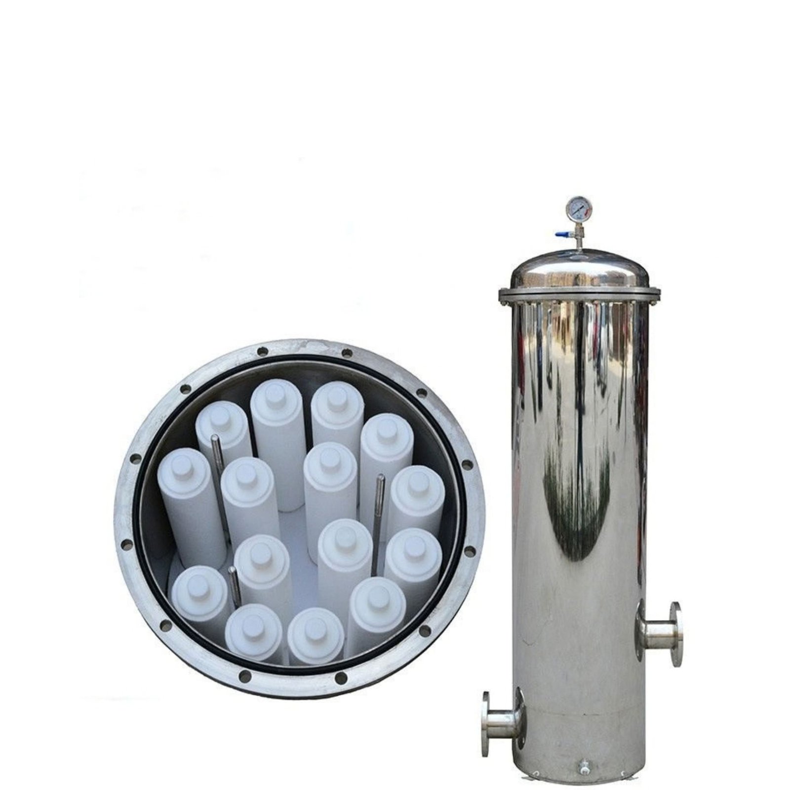 Stainless Steel Cluster Filter 9 Cartridges